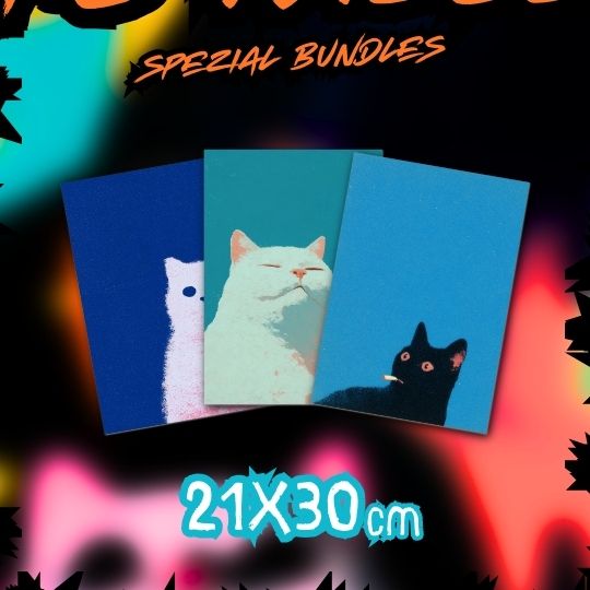 Bundle: The Daily Struggle (Klein A4) - NoCatNoHat